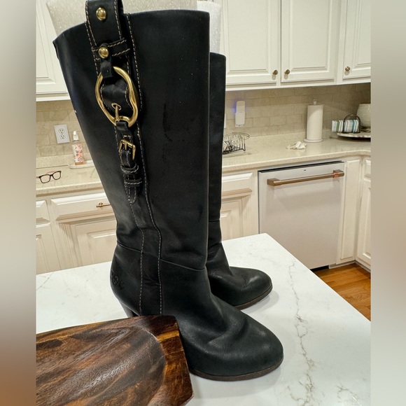 Lucky Brand Black Leather Boots - Picture 8 of 12